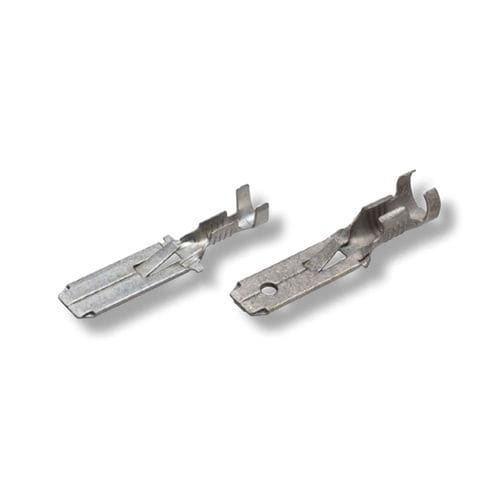 Male solderless terminal - 0480 series - Druseidt - crimp / flat / non-insulated