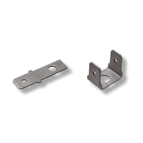 Male solderless terminal - 04850vz - Druseidt - flat / non-insulated / brass