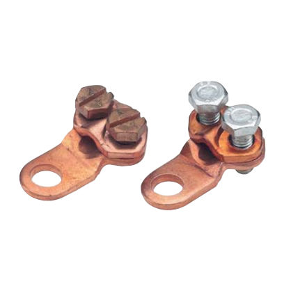 Screw-in solderless terminal - 022 series - Druseidt - flat / non-insulated / copper