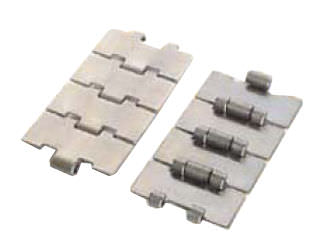 Steel conveyor chain - SS815, SSC815, SS881T series - NGB - slatted