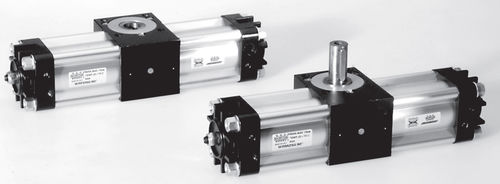 Pneumatic cylinder - WR series - Waircom - rotary / rack-and-pinion / anodized aluminum
