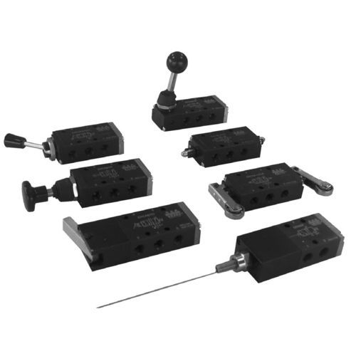 Spool pneumatic directional control valve - EK series - Waircom - roller lever / 3/2-way / 5/2-way