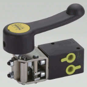 Poppet pneumatic directional control valve - CA series - Waircom - lever-operated / roller lever / push-button
