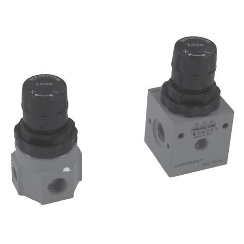 Compressed air pressure regulator - UZRR series - Waircom - piston / single-stage / industrial