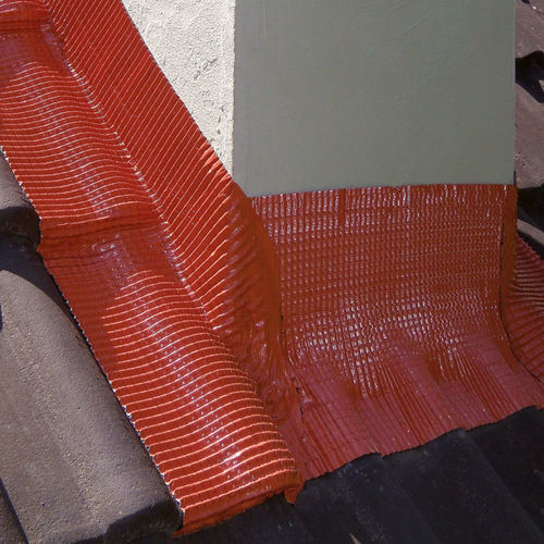 Aluminum wall protection - DELTA®-TOP FLEXX - DORKEN MKS - butyl / brown / red
