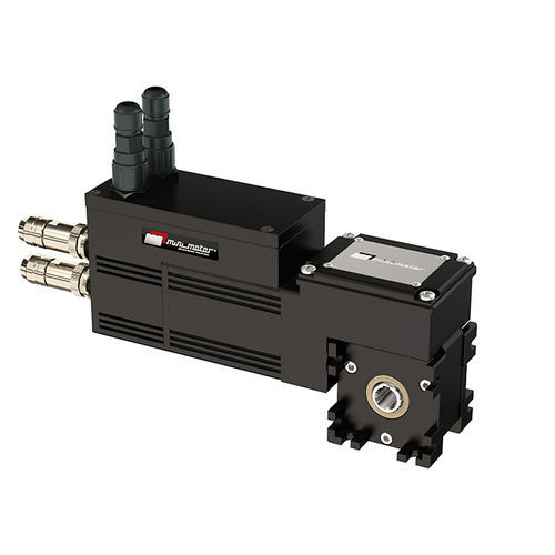Brushless servo-gearmotor - MCDBS-S3 series - Mini Motor SPA - servomotor / worm / right angle