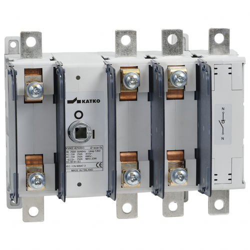 Rotary disconnect switch - KVKE 4250BS LVK228LK14 SS - KATKO - low-voltage / 4-pole / AC