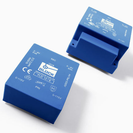Power transformer - FLD series  - Block Transformatoren-Elektronik - cast resin / single-phase / for printed circuit boards