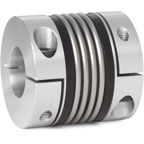 Flexible coupling - BKC series - R+W Italia S.r.l - bellows / compact / torque