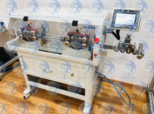 Cable cutting and stripping machine - TS70 - GM AUTOMAZIONI - pneumatic / with touch screen