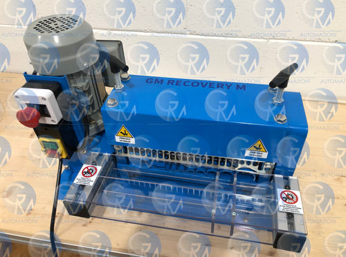 Cable stripping machine - Recovery M - GM AUTOMAZIONI - rotary blade / manual / pneumatic