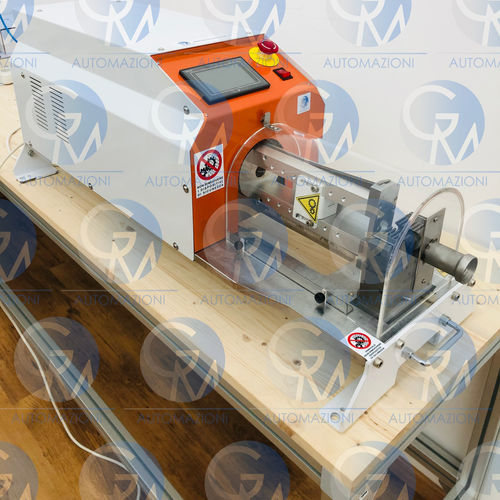 Cable stripping machine - ROTAX 30 - GM AUTOMAZIONI - rotary blade / electric / with touch screen
