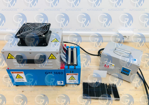Electric thermo-shrinking machine - H40 - GM AUTOMAZIONI - desk