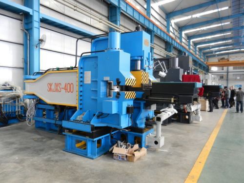 Hydraulic bending machine - SKJXS series - Hubei Tri-Ring Metal-Forming Equipment Co., Ltd. - motorized / manual / for flat profiles