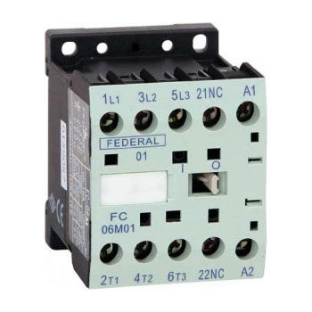 Power contactor - FC40D series - Federal Elektrik - electromechanical / 3-pole / 4-pole