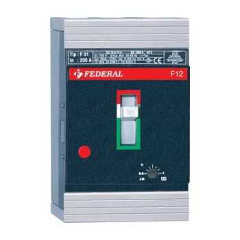 Thermal-magnetic circuit breaker - F12 - Federal Elektrik - 3-pole / molded case
