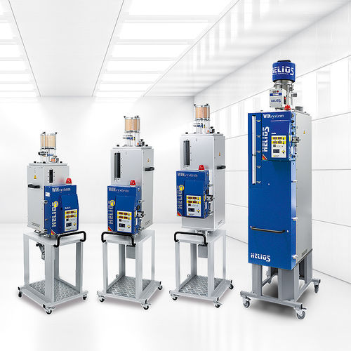 Dry air dryer - JETBOXX®stand-alone - HELIOS Gerätebau für Kunststofftechnik GmbH - continuous / for plastic pellets / cleaning