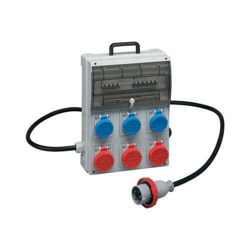 Equipped electrical enclosure - 670060 - Palazzoli S.p.A. - modular / plastic / power distribution