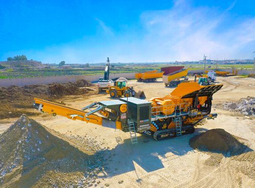 Jaw crushing and screening plant - FTJ-1175 - Fabo Crushing Screening & Concrete Plants - mobile / crawler