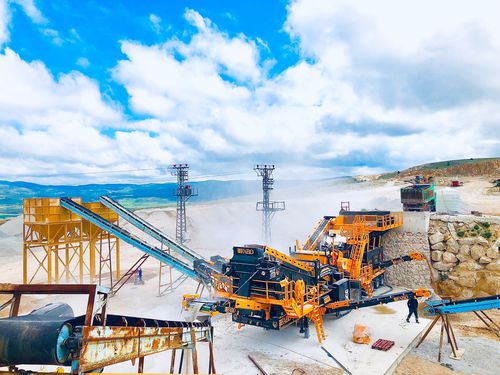 Impact crushing and screening plant - PRO-150 - Fabo Crushing Screening & Concrete Plants - mobile / for hardstone