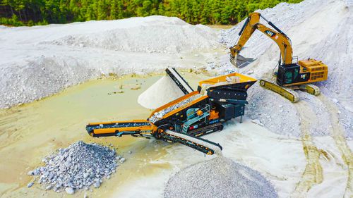 Mobile scalper screen - FTB-1550 - Fabo Crushing Screening & Concrete Plants - heavy-duty