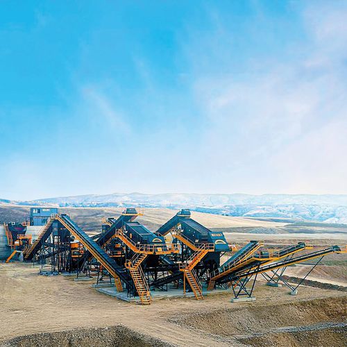 Jaw crushing and screening plant - Fabo Crushing Screening & Concrete Plants - stationary / high-capacity / stone