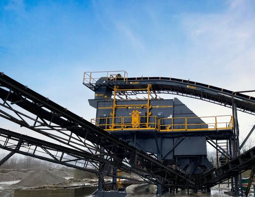 Vibrating screening machine - HTE 22-60 - Fabo Crushing Screening & Concrete Plants - for bulk materials
