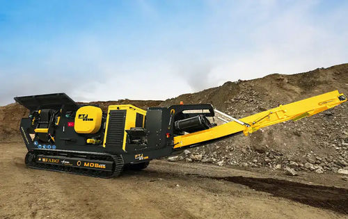 Jaw crusher - FTJ-11-60 - Fabo Crushing Screening & Concrete Plants - mobile / diesel engine / compact
