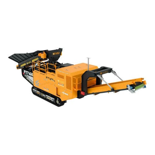 Vertical-shaft impact crusher - FTV-90 - Fabo Crushing Screening & Concrete Plants - mobile / diesel engine / sand production