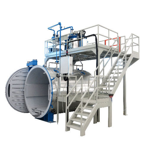 Process autoclave - IDROCALOR SRL Italy - vacuum / horizontal / for composite material parts