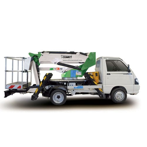 Truck-mounted articulated boom lift - NEW EUROSKY 16 | 2 | 6 (7.5) HQ JIB - CO.ME.T. Officine - hydraulic / for construction / outdoor