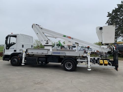 Truck-mounted telescopic boom lift - NEW EUROSFILO 22 | 2 | 12 (14) HQ - CO.ME.T. Officine - hydraulic / outdoor / for multiple applications