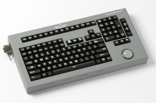 Panel-mount keyboard - MRI-1589-001 - Devlin - desktop / with trackball / industrial