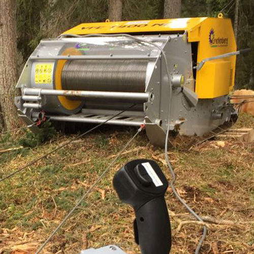 Hydraulic winch - VFE 1400 - greifenberg teleferiche - wire rope / lifting / sled-mounted