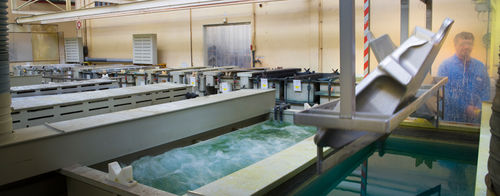 Aluminum shot blasting - Figeac Aero - for aeronautics / medium series / small series