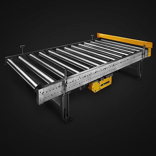 Roller conveyor - Dambach Lagersysteme GmbH & Co. KG - height-adjustable