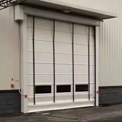 Wind-proof door - RRD-WIND - Shanghai Kenvo Door Co., Ltd - roll up / stainless steel / aluminium