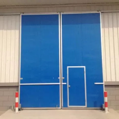 Sliding door - Shanghai Kenvo Door Co., Ltd - steel / industrial / exterior