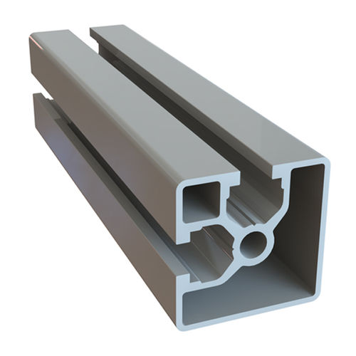 Anodized aluminum profile - 1.01.02.0097 - Milper sas - grooved / industrial