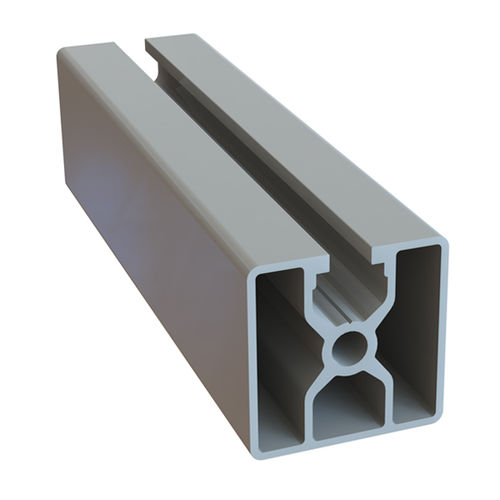 Anodized aluminum profile - 1.01.02.0099 - Milper sas - grooved / industrial
