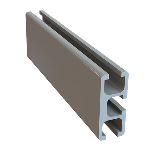 Anodized aluminum profile - 1.01.02.0029 - Milper sas - grooved / rectangular / industrial