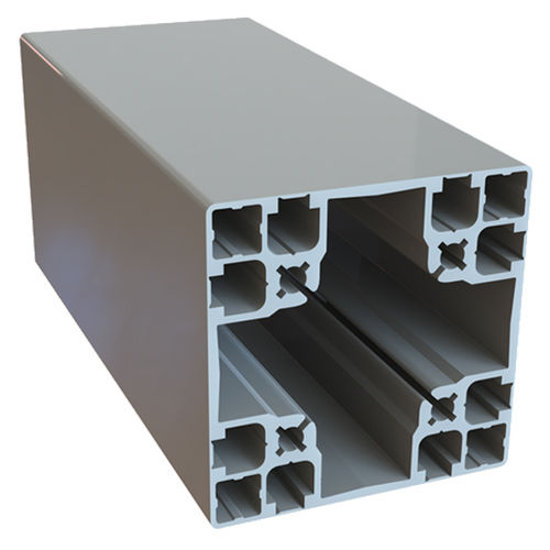 Aluminum profile - 1.01.02.0044 - Milper sas - grooved / industrial / closed