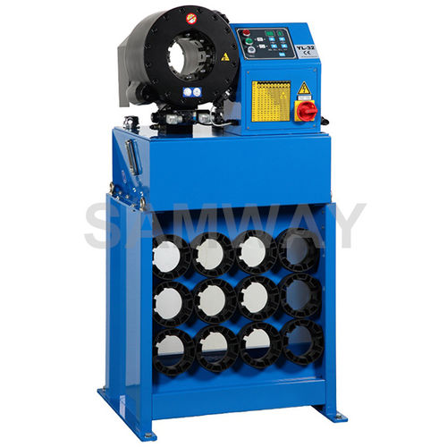 Hydraulic hose crimping machine - YL32S - WUXI SAMWAY CO.,LTD - automatic / foot-operated
