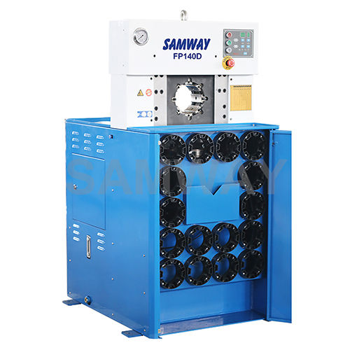Hydraulic hose crimping machine - FP140D - WUXI SAMWAY CO.,LTD - automatic / hydraulic / PLC-controlled