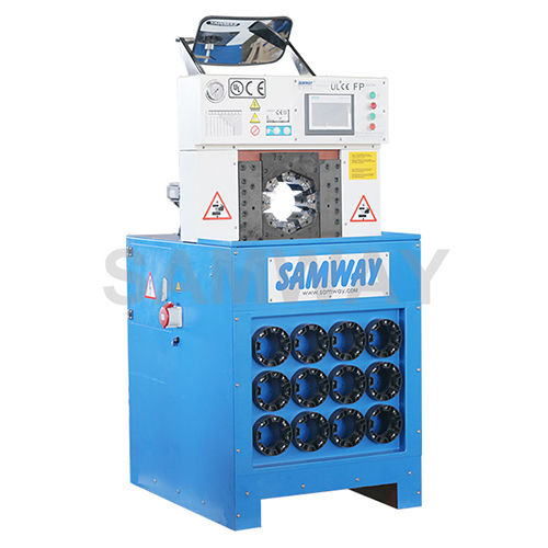 Hydraulic hose crimping machine - FP145 - WUXI SAMWAY CO.,LTD - automatic / PLC-controlled