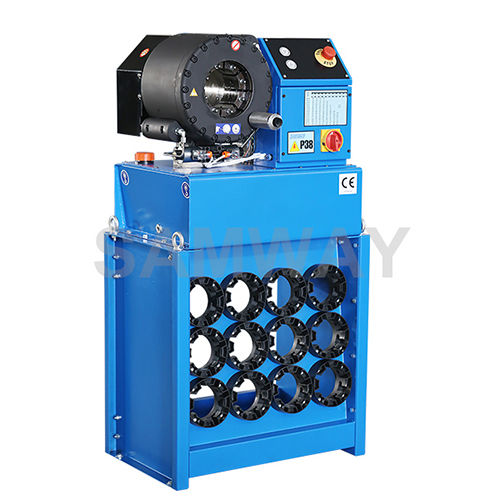 Hydraulic hose crimping machine - P38Q - WUXI SAMWAY CO.,LTD - fully-automatic / foot-operated / portable