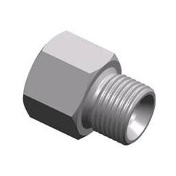 Male-female fitting - S5BN series  - WUXI SAMWAY CO.,LTD - hydraulic / threaded / tapped