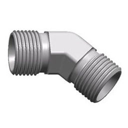 Hydraulic fitting - S1B4 series  - WUXI SAMWAY CO.,LTD - threaded / 45° angle / male-male