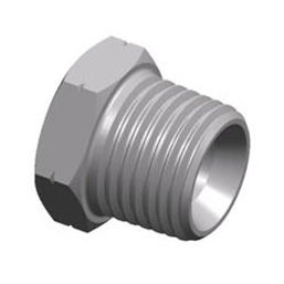 Threaded end cap - S4T-SP series  - WUXI SAMWAY CO.,LTD - round / steel / for tubes