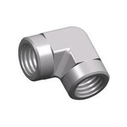 Hydraulic fitting - S7T9 series  - WUXI SAMWAY CO.,LTD - tapped / 90° angle / female-female